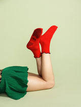 Thermal Ruffle Sporty Grip Crew