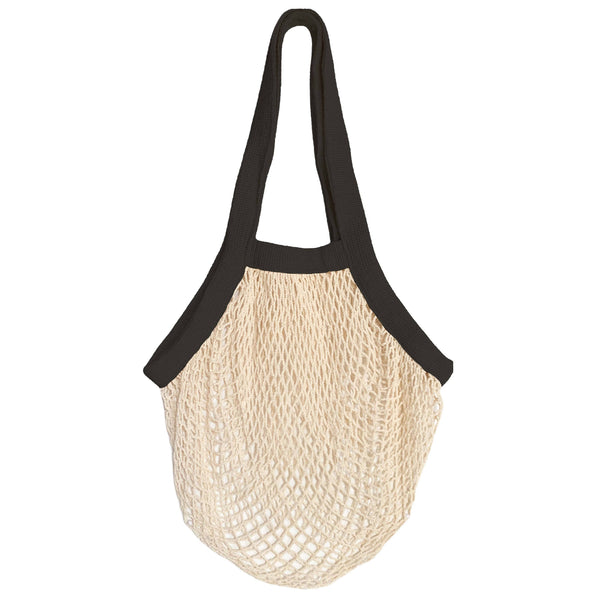 The french market bag no.2 in monochrome black