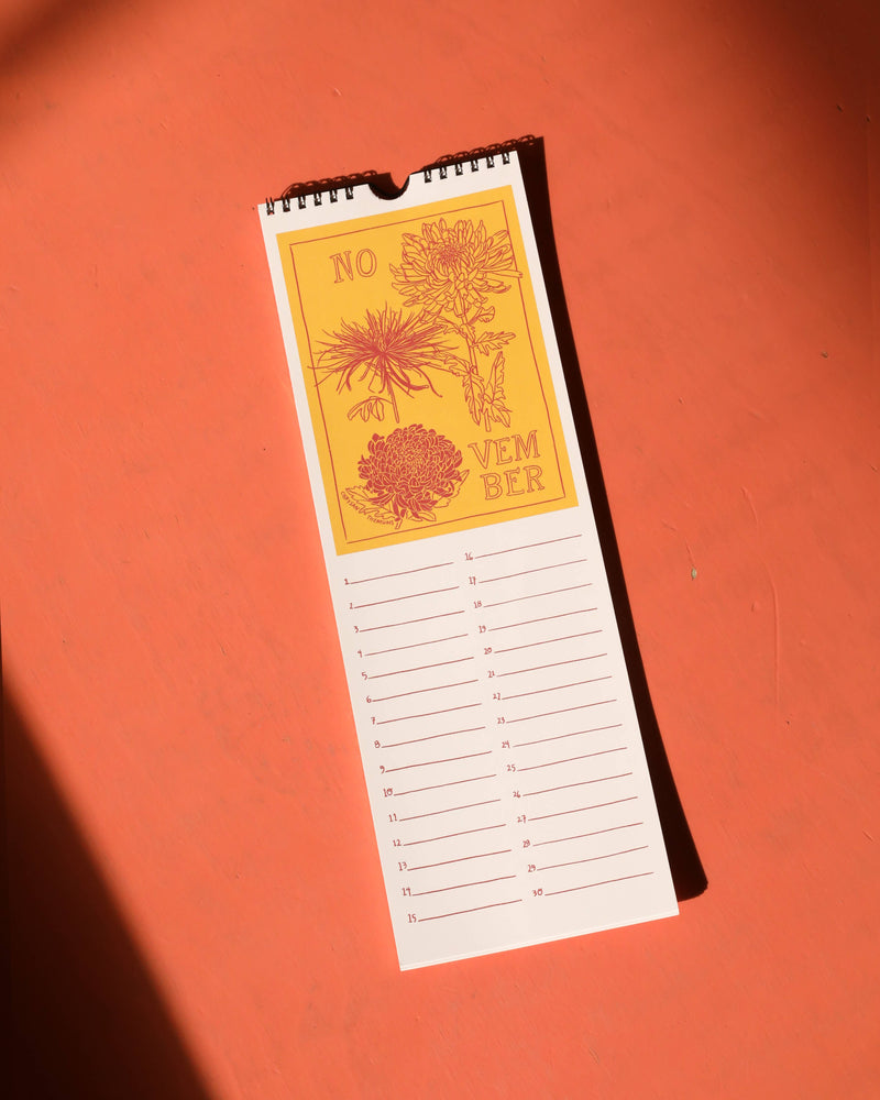 Perennial Birth Month Flower Calendar