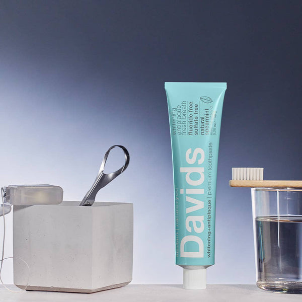 Davids premium toothpaste  /  spearmint