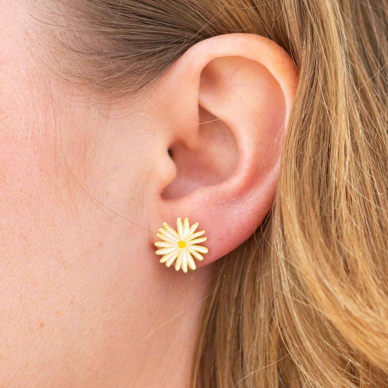 Daisy Enamel Earrings