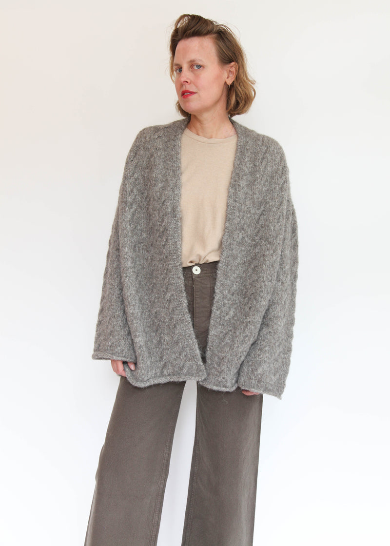 Cable Cardigan - Cinder OS