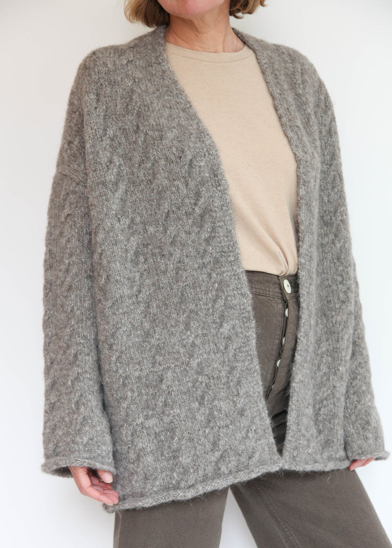 Cable Cardigan - Cinder OS