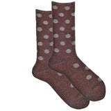 Condotta - Cashmere Silk Reverse Dot Crew
