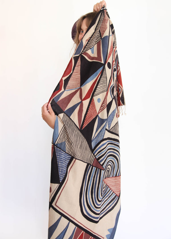 Handpainted Scarf