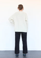 Interlace Crewneck - Ivory