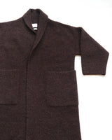 Double Face Long Coat - Merlot OS