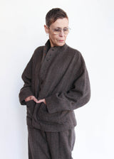 Herringbone Jacket - Brown