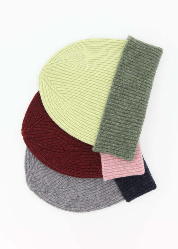 Lambswool Beanie Two Tone