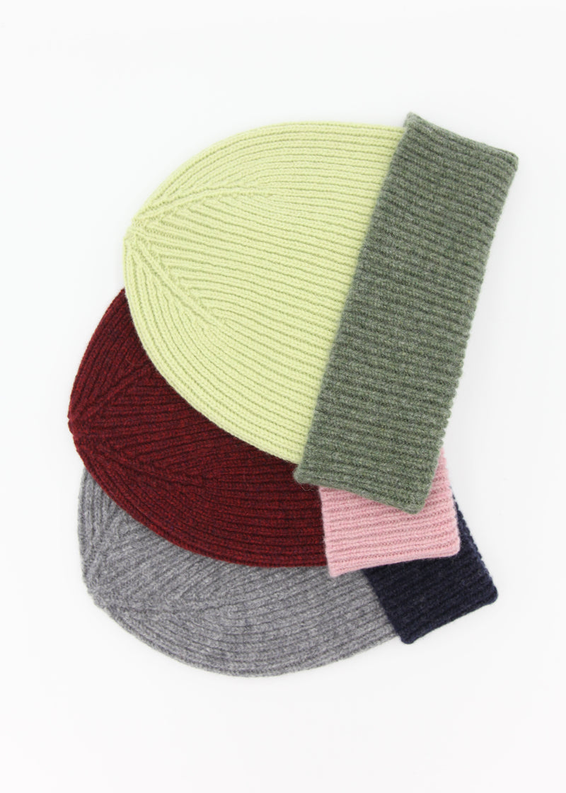 Lambswool Beanie Two Tone