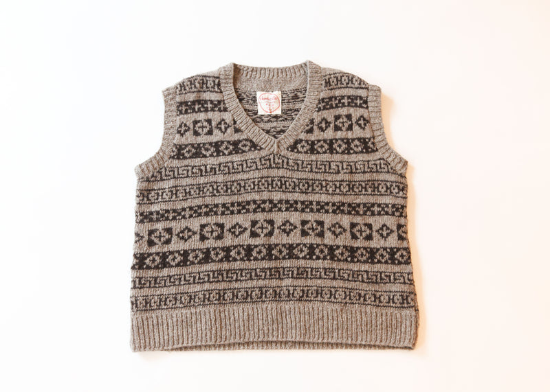 Fair Isle Vest - Natural