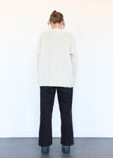 Interlace Crewneck - Ivory