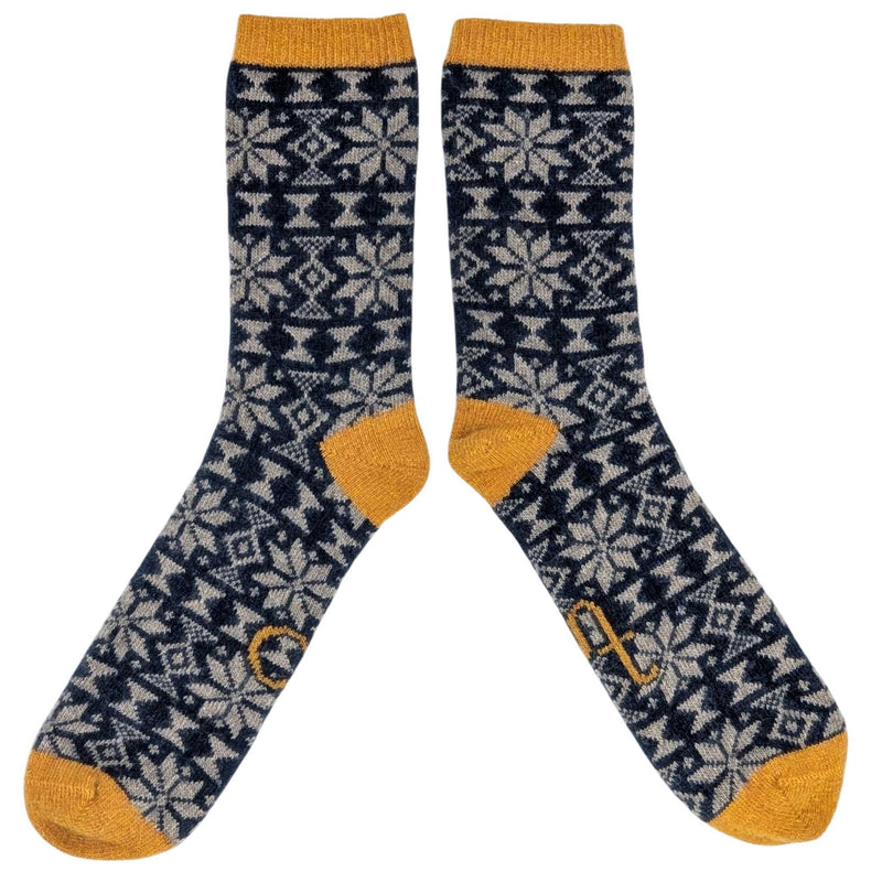 Men's Lambswool Ankle Socks