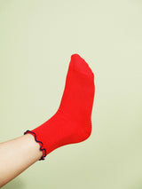 Thermal Ruffle Sporty Grip Crew