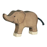 Elephant, small, trunk raised