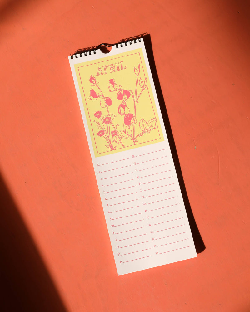 Perennial Birth Month Flower Calendar