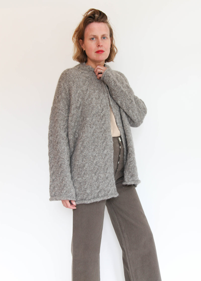 Cable Cardigan - Cinder OS