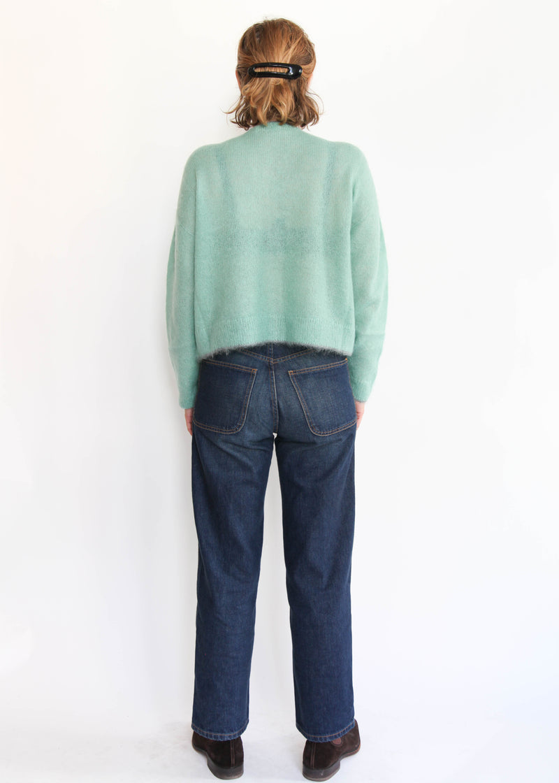 Cardigan - Green/Gray