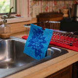 Screen Printed Blueberries Sponge Cloth - Stocking Stuffers