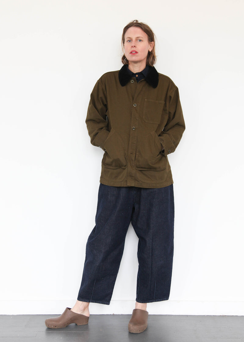 Painter Coat - Dark Olive