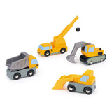 4-Piece Kids' Construction Building Vehicles Toy Set
