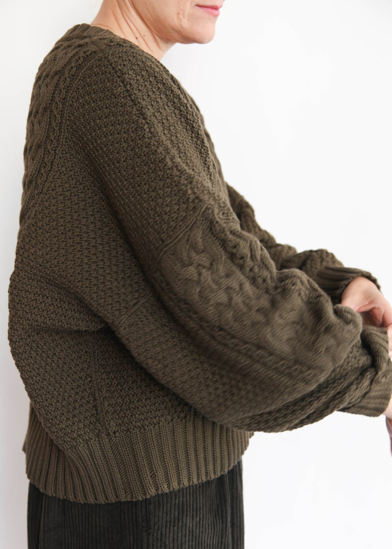 Fisherman Sweater - Umber