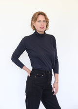 Turtleneck Shirt - Marine Overdye