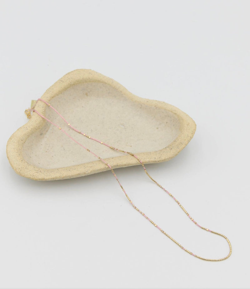 Baraca Spaced Necklace - Pink