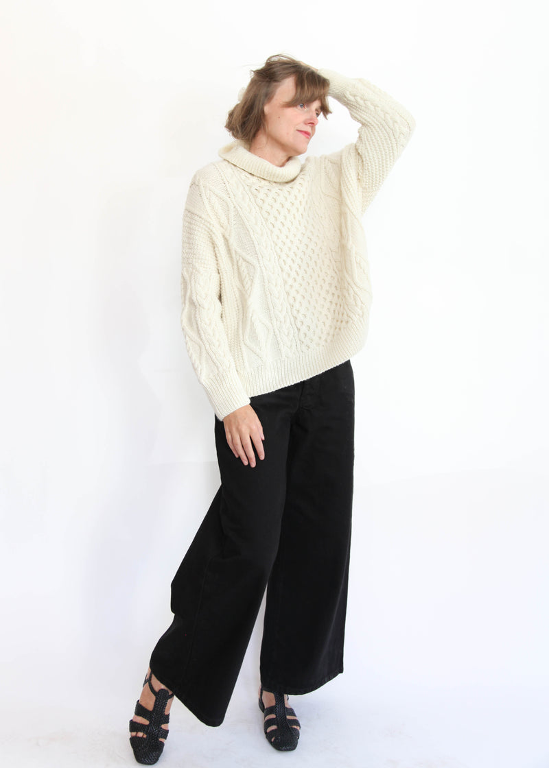Fisherman Pullover - Cream