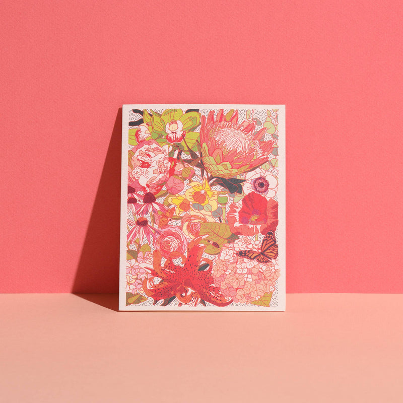 Wild Florals greeting card