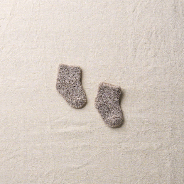 Organic Cotton Yak Pile Socks For Baby