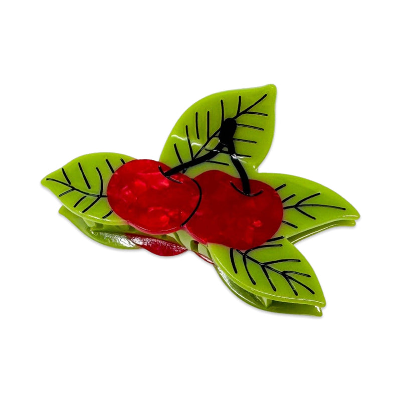 Large Cherries Hair Claw Clip