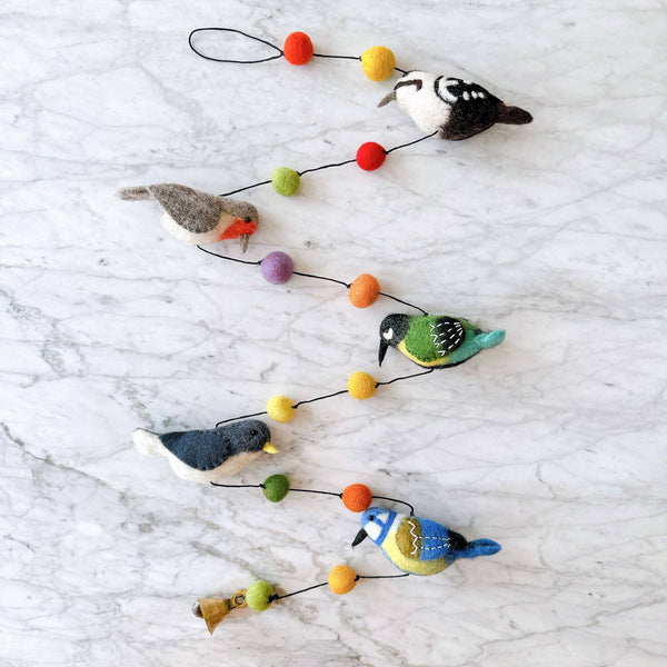 Felt Bird Garland