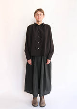 Stripe Skirt - Charcoal
