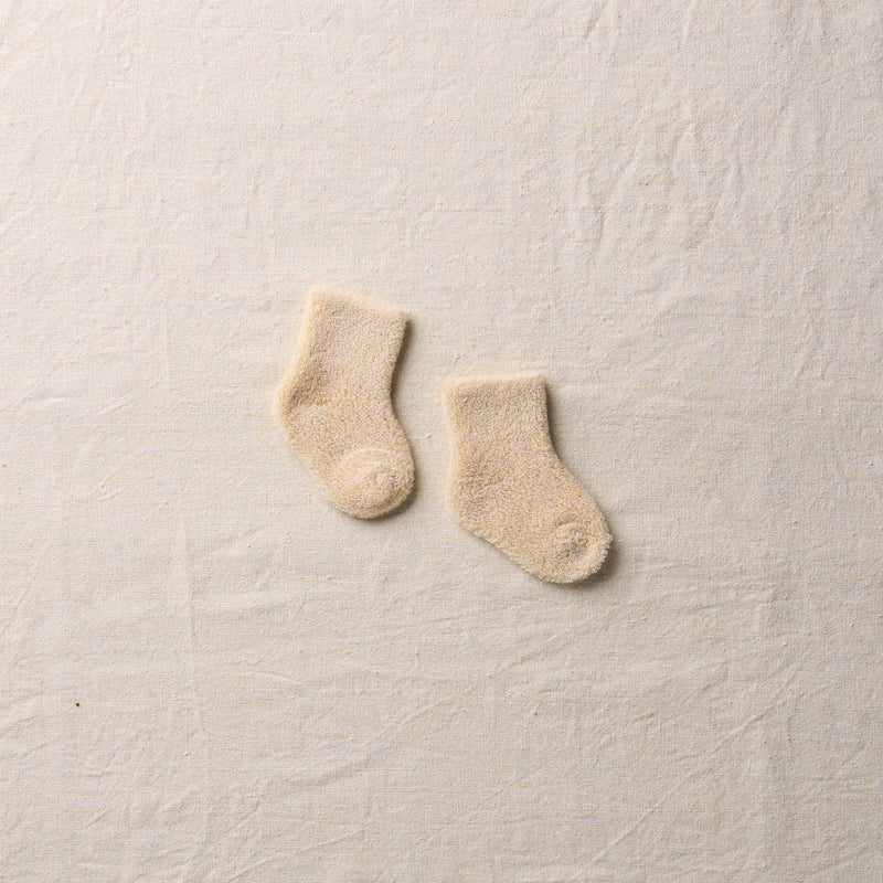 Organic Cotton Yak Pile Socks For Baby