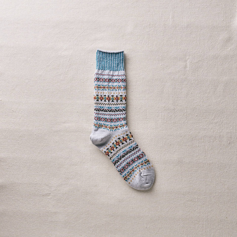 Wool Fair Isle Socks