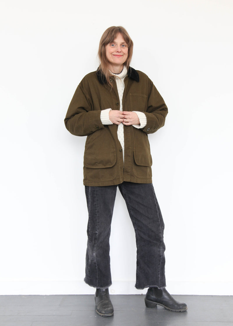 Painter Coat - Dark Olive