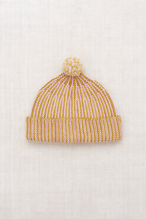 Strata Garter Hat - Citron