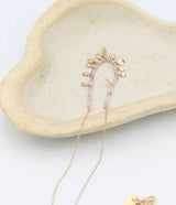 Drift Cluster Strawberry Quartz Necklace