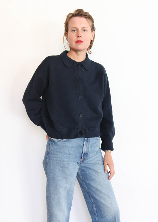 Utility Cardigan - Indigo