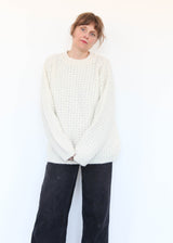 Interlace Crewneck - Ivory