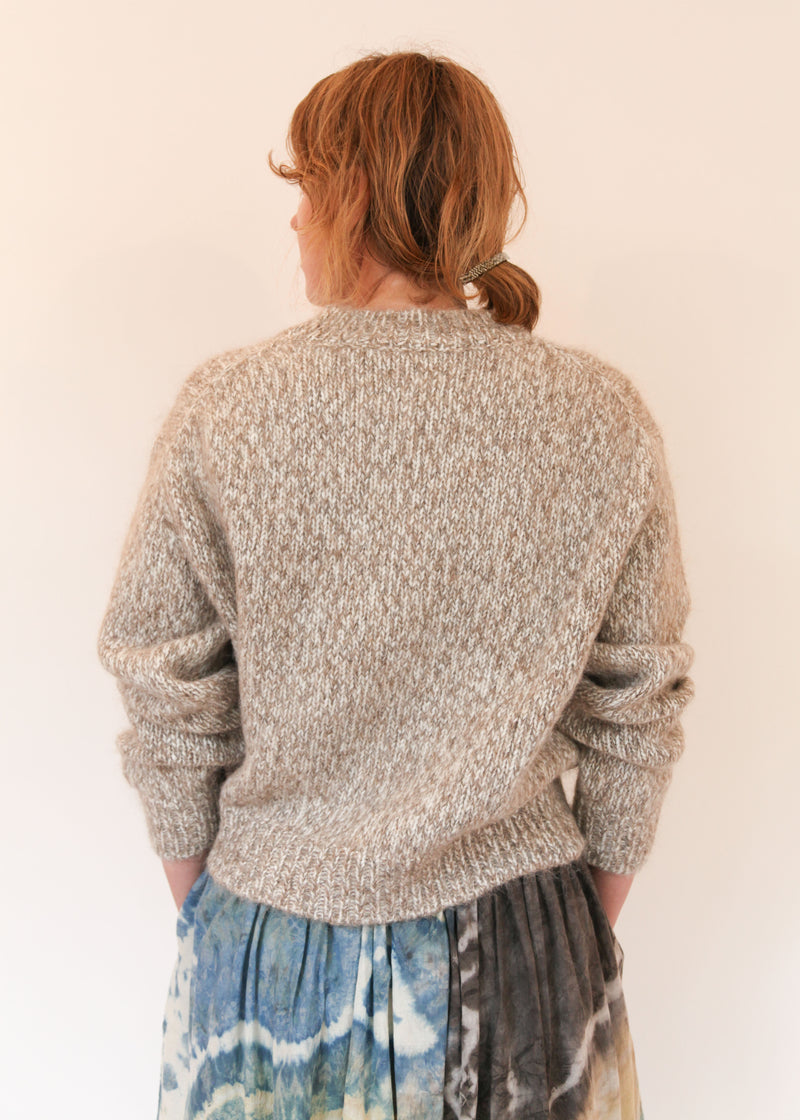 Chunky Sweater - Beige Melange