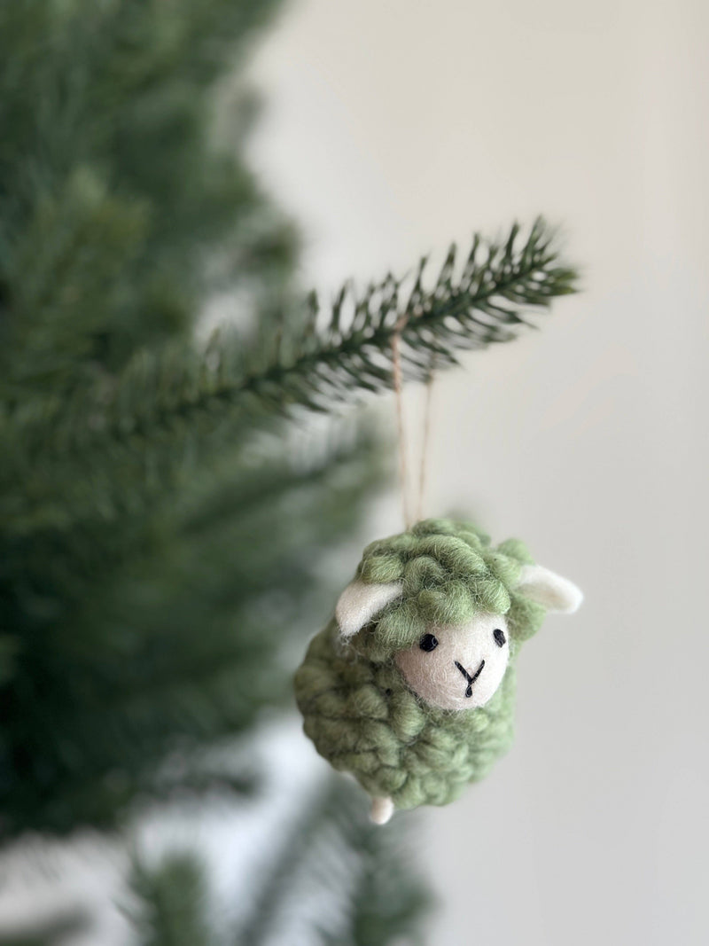 Felt Mini Candy Sheep Ornament