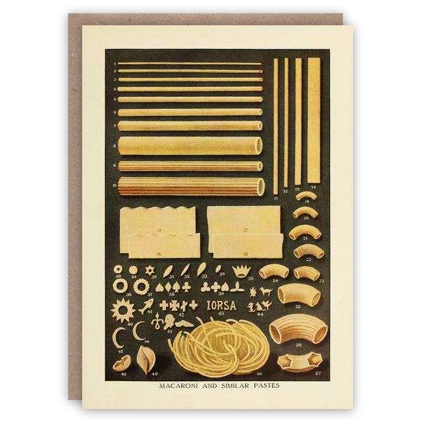 Pasta Greeting Card