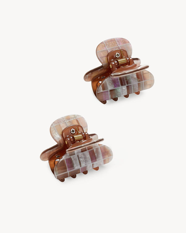 Heirloom Claws in Brown Shell Checker