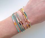 Beaded Bracelet w/ Adjustable Clasp