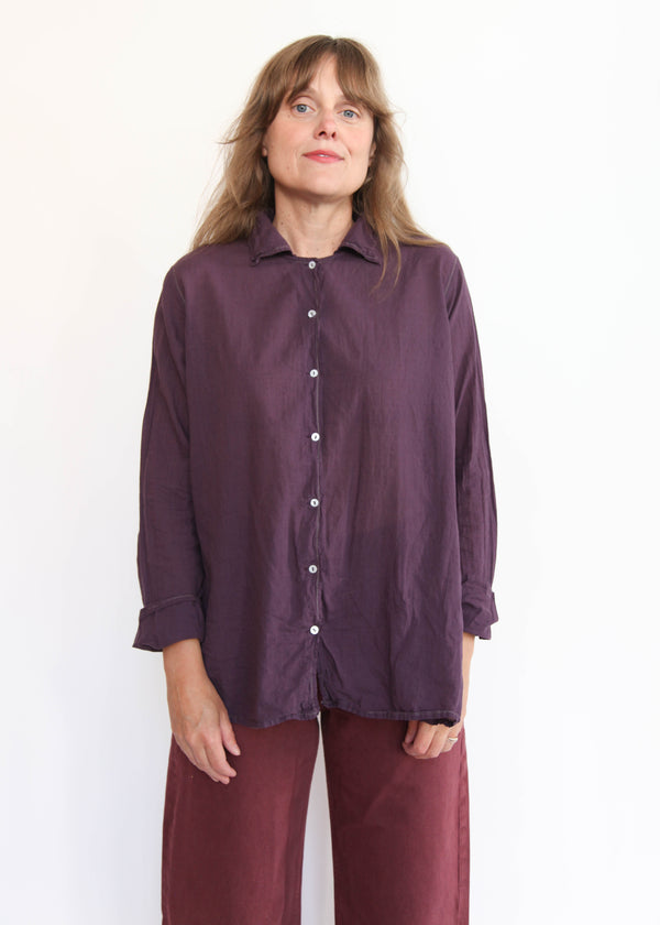 Button Shirt - Grape