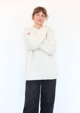 Interlace Crewneck - Ivory