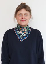Silk Twofer Scarf Wildwood - Licorice