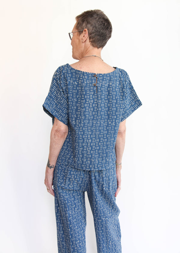 Box Top - Indigo Twiggy
